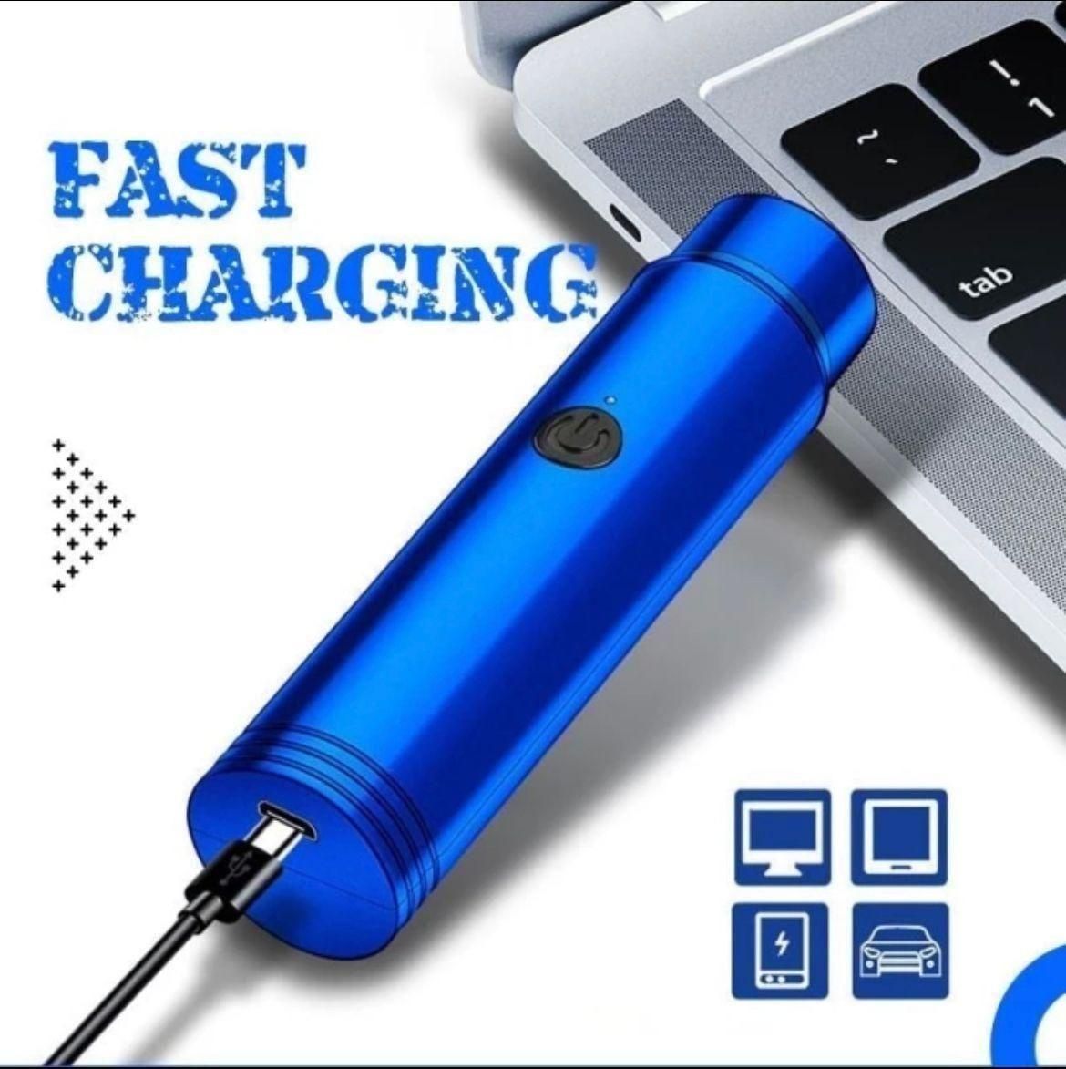 Portable Mini Shaver, Pocket Razor for Men USB Rechargeable Waterproof