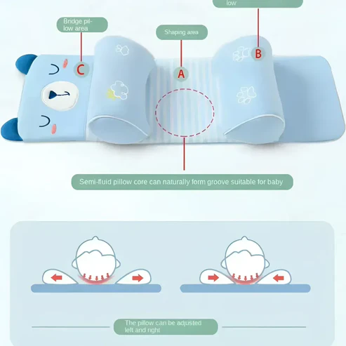 Baby Shaping Head Support Pillow - Ergonomic Design