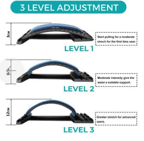 Spinal Curve Back Stretcher And Massager