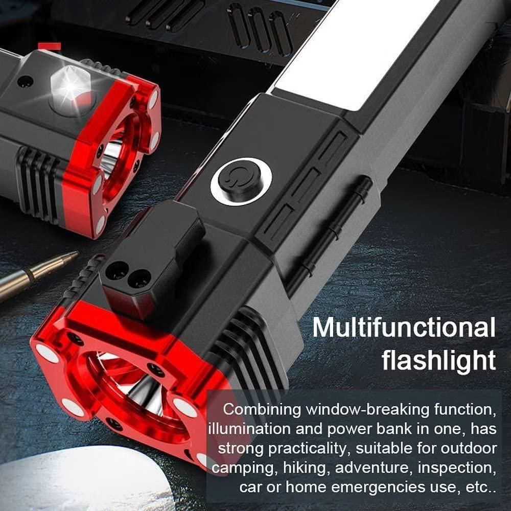 Portable Rechargeable Torch LED Flashlight cum Powerbank