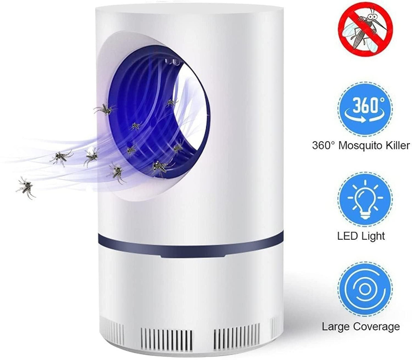 Electronic LED Mosquito Killer Lamp - 100% Safe and Effective